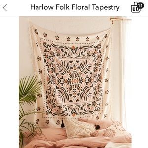 Urban Outfitters Harlow Folk Floral Tapestry